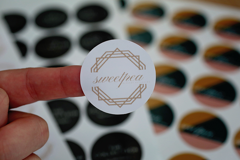 Stickers - Sweetpea Elegant Packaging