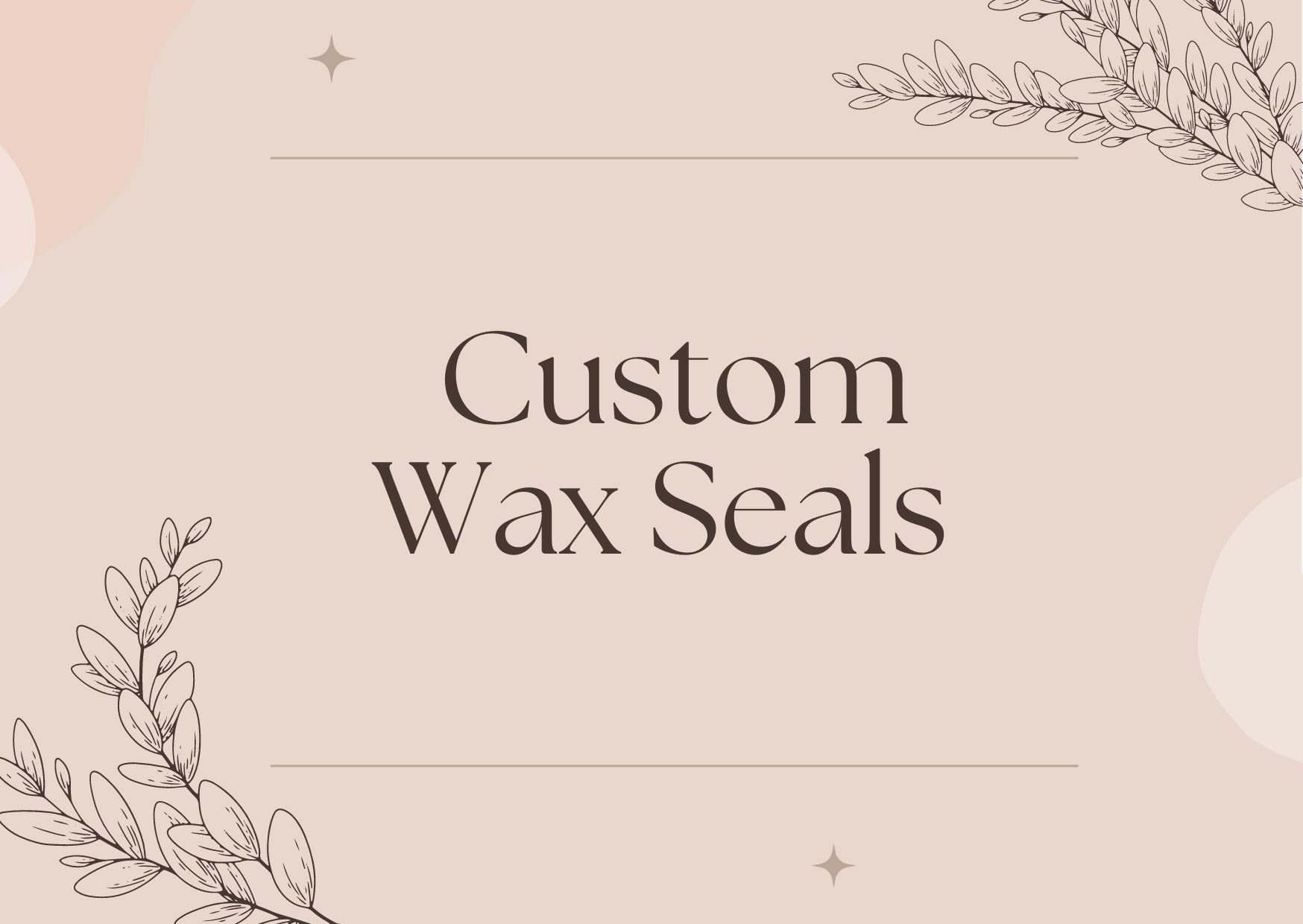 Custom Wax Seals 25mm