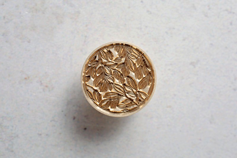 Brass Wax Seal Stamp – Boxwood