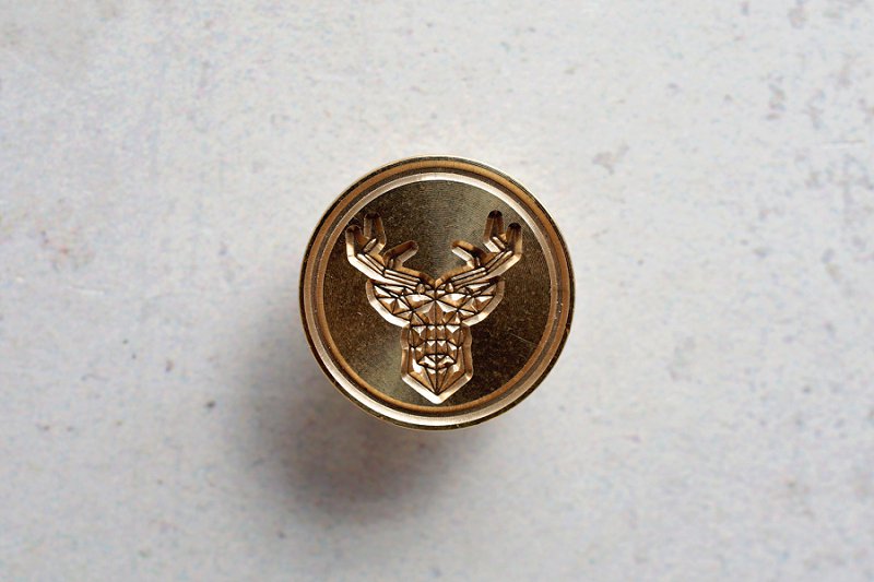 Brass Wax Seal Stamp – Buck