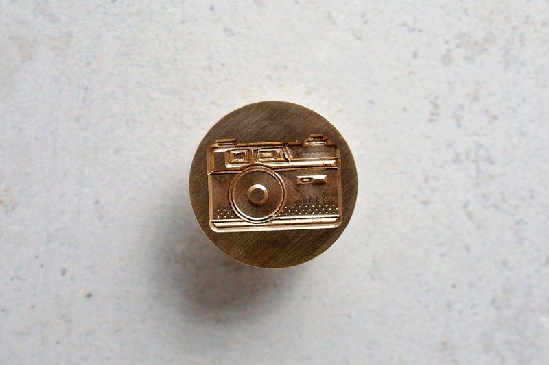 Brass Wax Seal Stamp – Camera