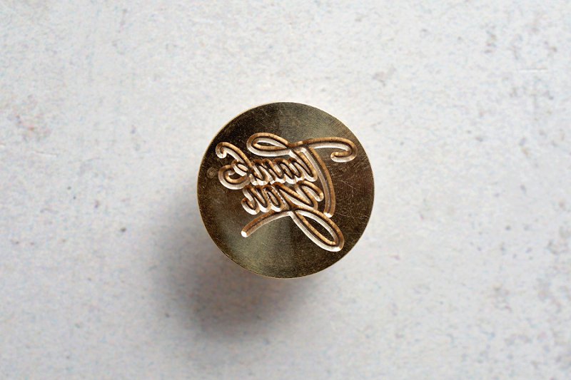 Brass Wax Seal Stamp – Thank You