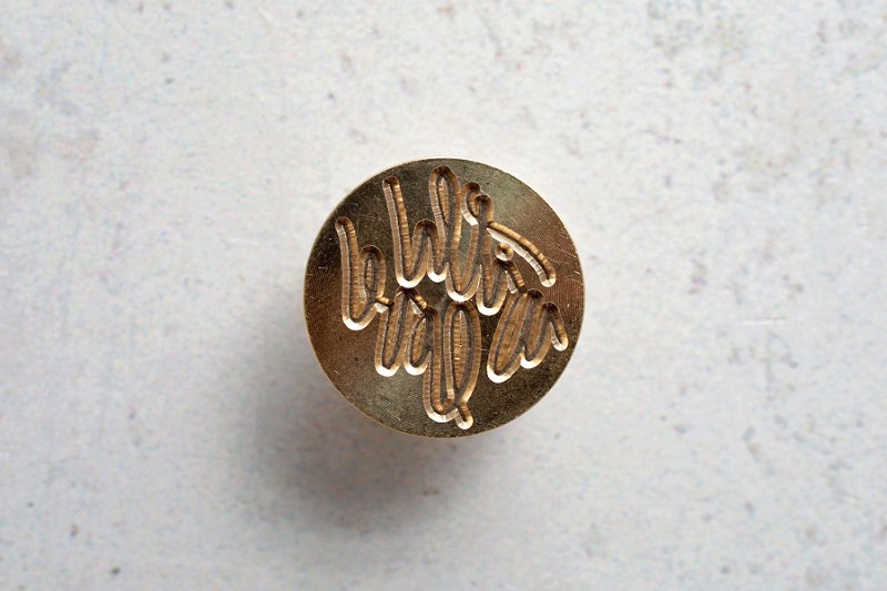 Brass Wax Seal Stamp – With Love